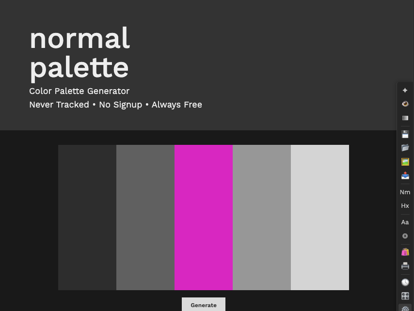 Normal Palette